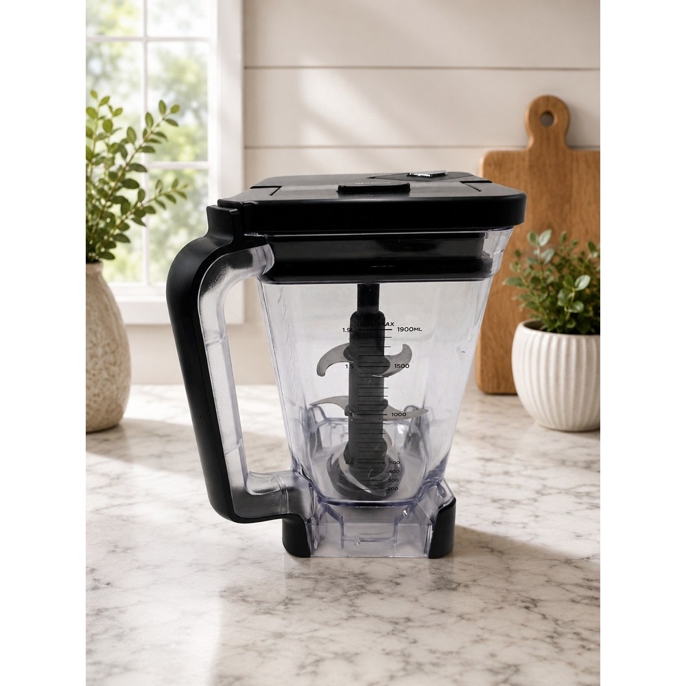 Ninja Blender Replacement Pitcher Jar Lid Stacked Blade Assembly